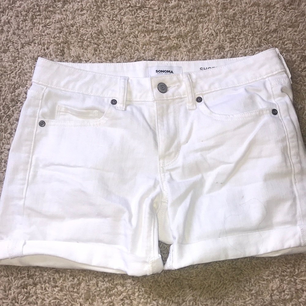 Brand New White Shorts. Price is negotiable!
